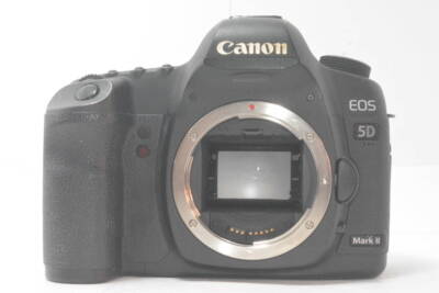 Used】Canon EOS 5D Mark II 21.1MP Digital Camera Low Shutter Black
