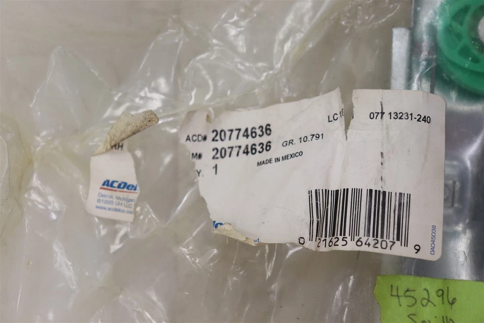 NUEVO ACDelco Ventana Trasera Derecha Motor y Regulador 20774636 Pontiac G6 2005-2010 Foto 2 de 4