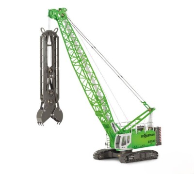ROS SRL 1:50 Sennebogen cable excavator 690 HD diaphragm wall grab Truck Diecast