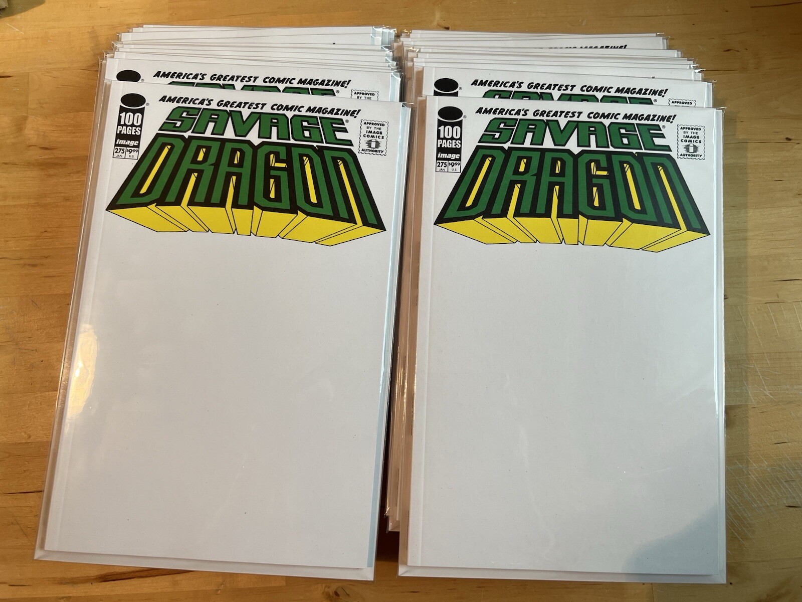 SAVAGE DRAGON #100 Image Comics NEAR MINT Book Blank Sketch Cover D NM