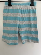 Carter's Toddler Boys Light Blue Striped 100 Cotton Pull On PJ Shorts Gray 4T