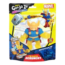 Goo Jit Zu Marvel Battle Attack Thor Stretchy Hero Goo Shifters Figure