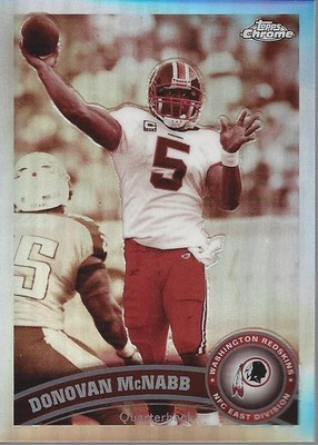 2011 Topps Chrome Sepia Refractors #198 Donovan McNabb /99 - FB