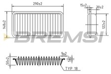 Filtre à air Subaru E12