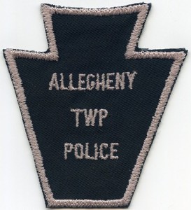old vintage ALLEGHENY TOWNSHIP PENNSYLVANIA POLICE PATCH