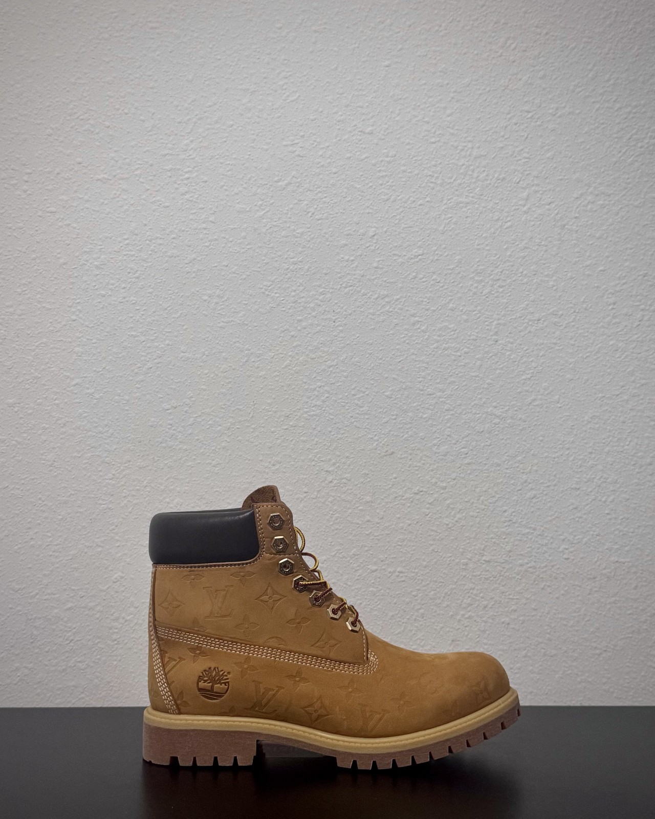 Size 9.5 Louis Vuitton Timberland 6" Ankle Boot Wheat Monogram