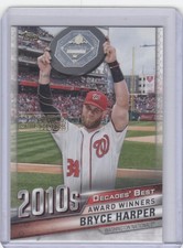 2020 Bryce Harper Topps Decades Best CELEBRATION GOLD SP /100 - BH Nationals