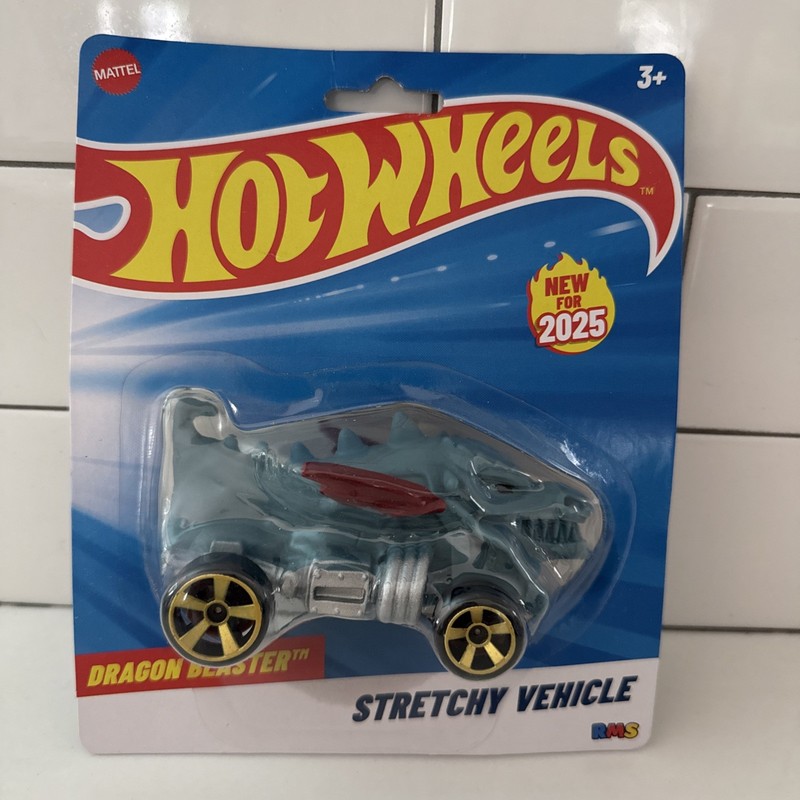 Hot Wheels Stretchy Vehicle ~ DRAGON BLASTER 4x Super Stretch!  Sealed Package
