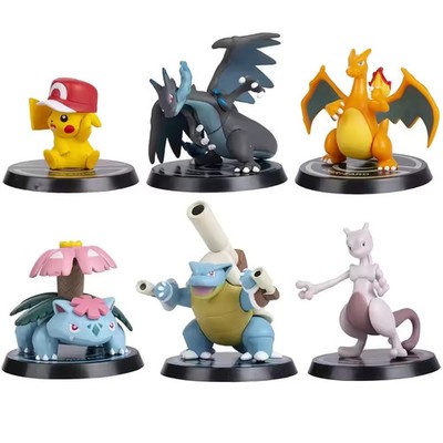 6PCS Anime Creature Figure Set 6-7CM Action Model Collectible Toy Gift