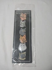 Vintage Kitty Cat Button Covers Set Of 6