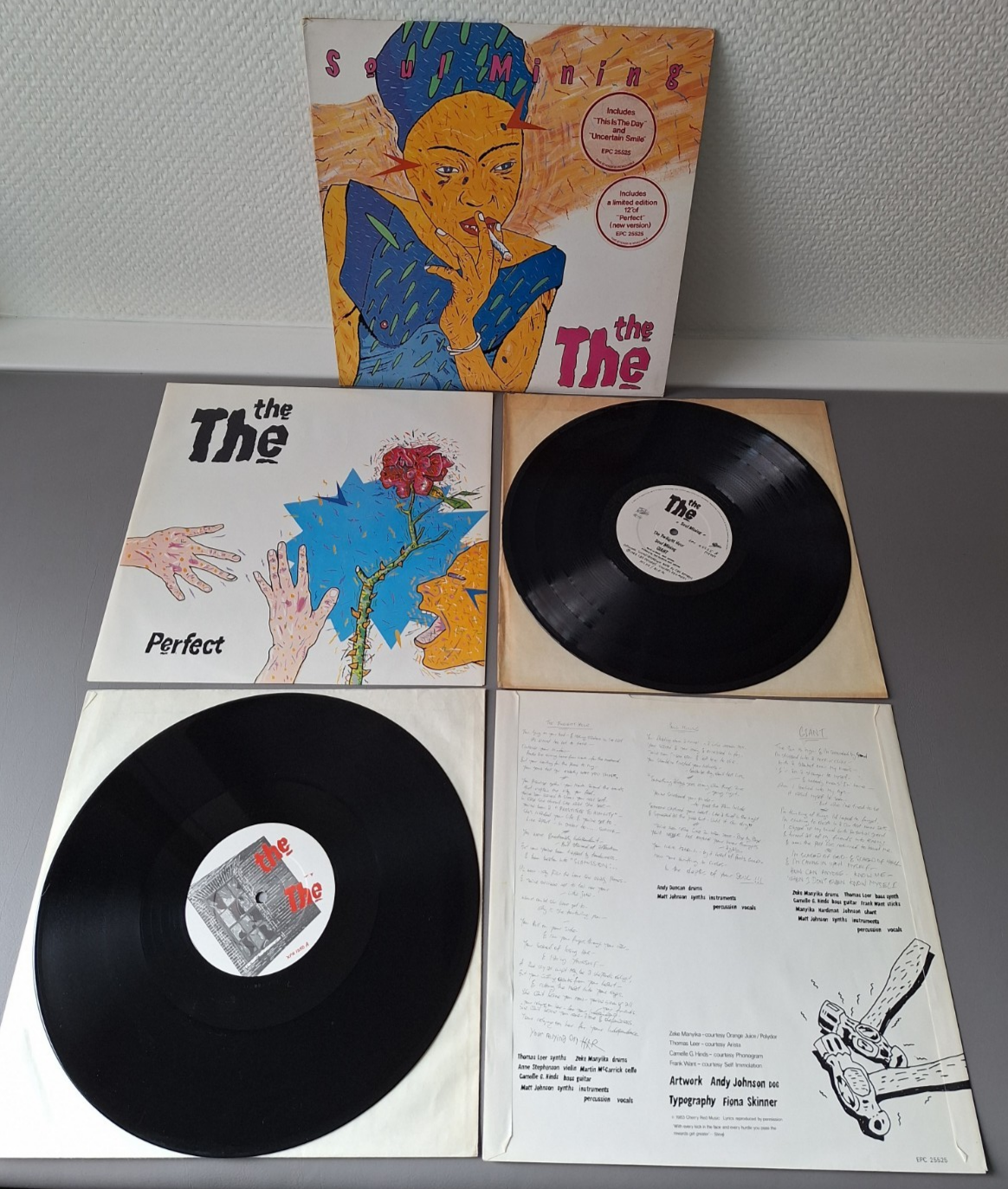 THE THE original lim. edition Vinyl LP + 12