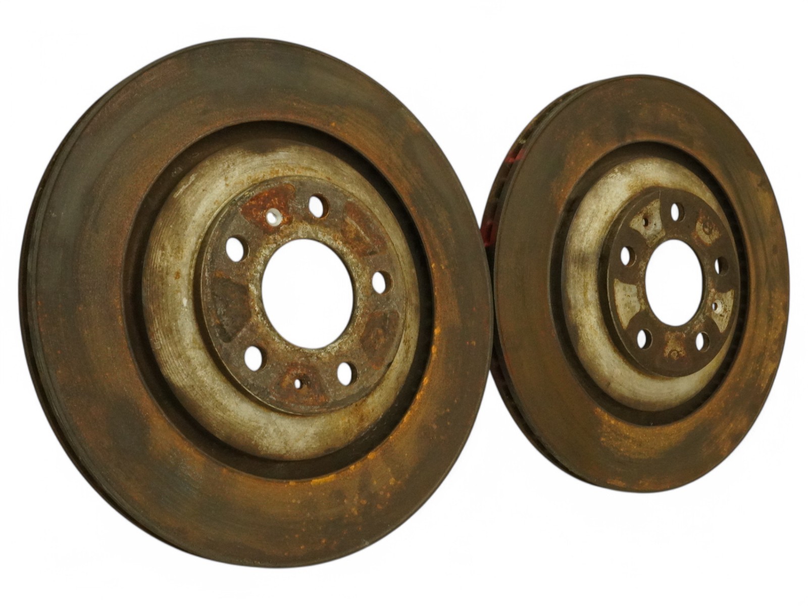 03-18 Bentley Continental Gt 6.0L Rotor Brake Disc Rear Left Right Set Of 2 OEM