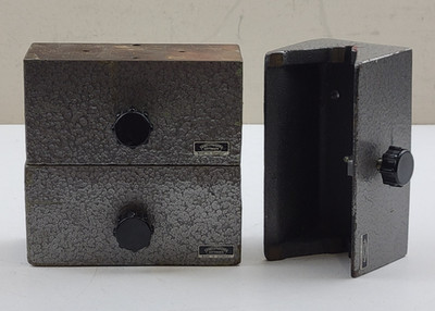 (3x) Spindler & Hoyer Optical Beam Shutter / Light Block Housing Laser Optics