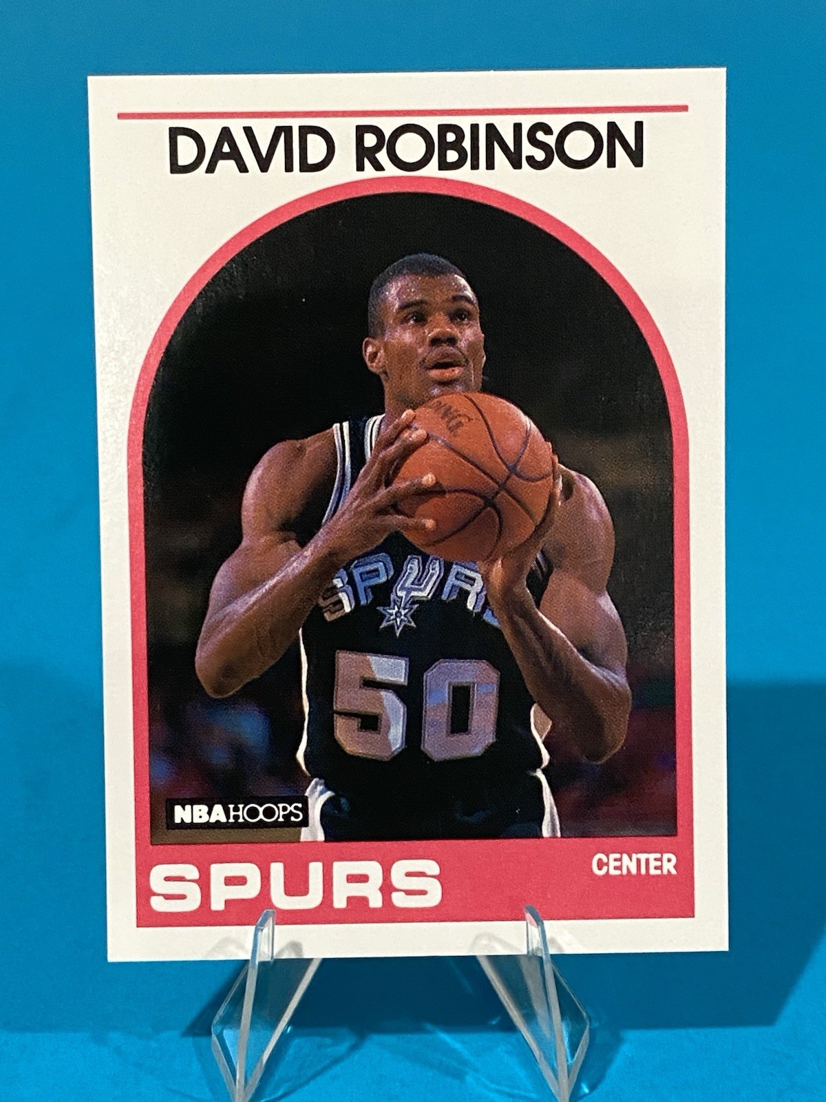 1989-90 NBA Hoops David Robinson Rookie Card RC #310 San Antonio Spurs