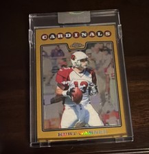 Kurt Warner 2008 Topps Chrome GOLD Refractor # 191/199. Real Low Print, Nice!