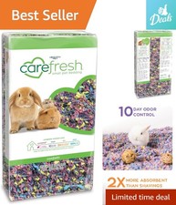 Carefresh 99 Dust-Free Confetti Natural Paper Bedding for Small Pets, 10L