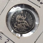 1840-O Seated Liberty Half Dime w/Drapery - **Free Shipping**