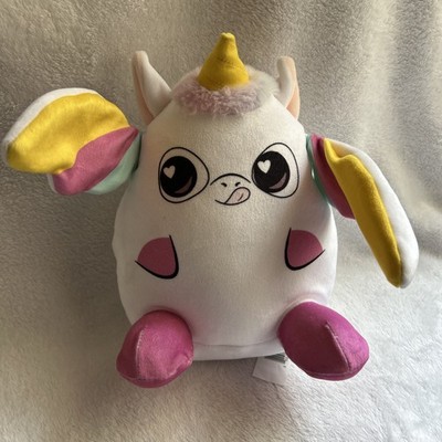 Flipeez Unicorn Plush Toy Interactive Stuffed Animal Floppy Ears bat halloween