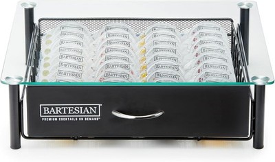 Bartesian Cocktail Capsule Storage Drawer Organizer - Stylish Mixology ...