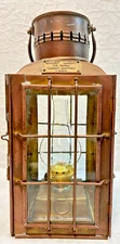 Chief Light Great Britian 1935 #3509 Cargo Light Brass Lantern