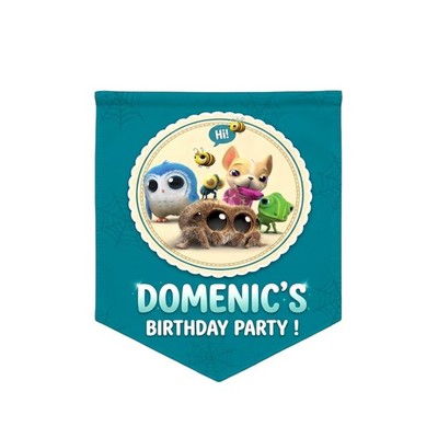 Personalisierte Lucas die Spinne Geburtstag Party Banner - 8 Dreiecke