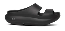 New OOFOS Women's OOYEA Slide Sandal  Black Ships Free Size 7