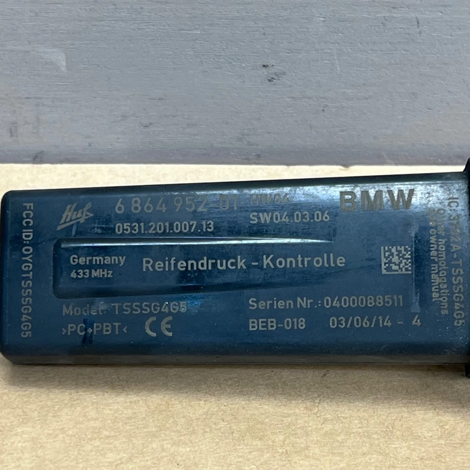 2011-16 BMW 528I 640I 750Li F10 F06 F12 F01 F02 TPMS RDC SENSOR CONTROL UNIT OEM - Image 2 of 4