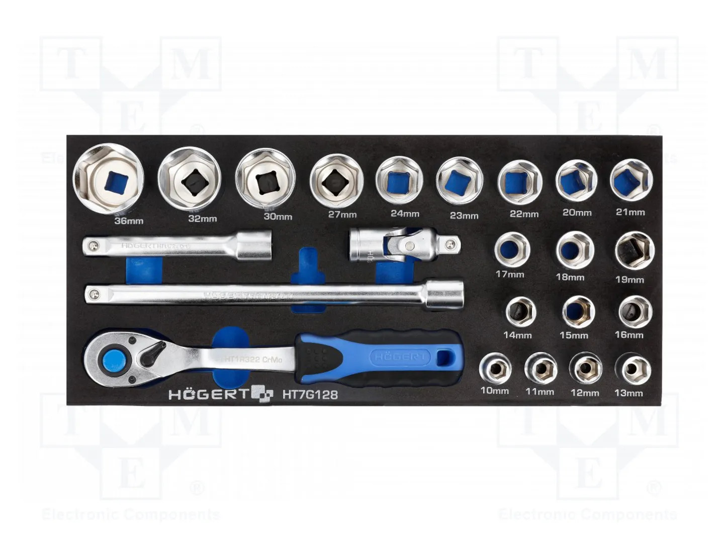 HÖGERT TECHNIK HT7G128 Wrench-set