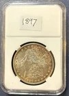 1897 Morgan Silver Dollar BU *UNCIRCULATED* Beautiful Rim Toning Free Shipping