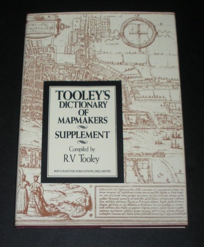 Tooley's Dictionary of Mapmakers-Map Collector Publications-Fine Condition
