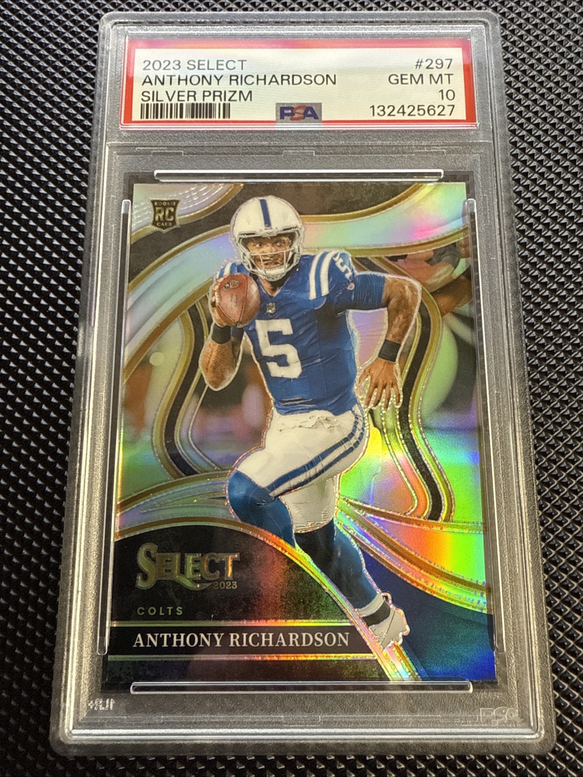 2023 Panini Select - Club Level Anthony Richardson #297 Silver Prizm (RC)