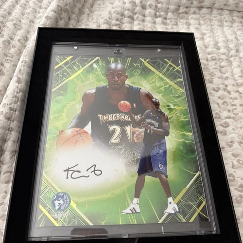 2025-26 Fanatics Under Wraps Emanate KEVIN GARNETT Autograph Green /99-T Wolves!