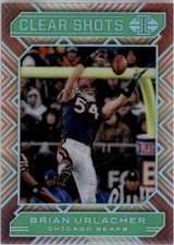 2020 Panini Illusions Clear Shots Emerald #18 Brian Urlacher - FB