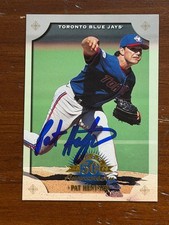 Signed 1998 Leaf - Pat Hentgen #127