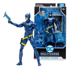 McFarlane Batman Endgame Jim Gordon as Batman Platinum Edition Exclusive New