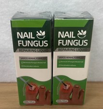 2-Pack Nail Fungus Repairing Liquid 30mL Herbal Formula Tea Tree Oil Sealed