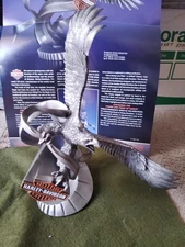 FRANKLIN MINT HARLEY DAVIDSON *SPIRIT OF THE OPEN ROAD* EAGLE PEWTER SCULPTURE