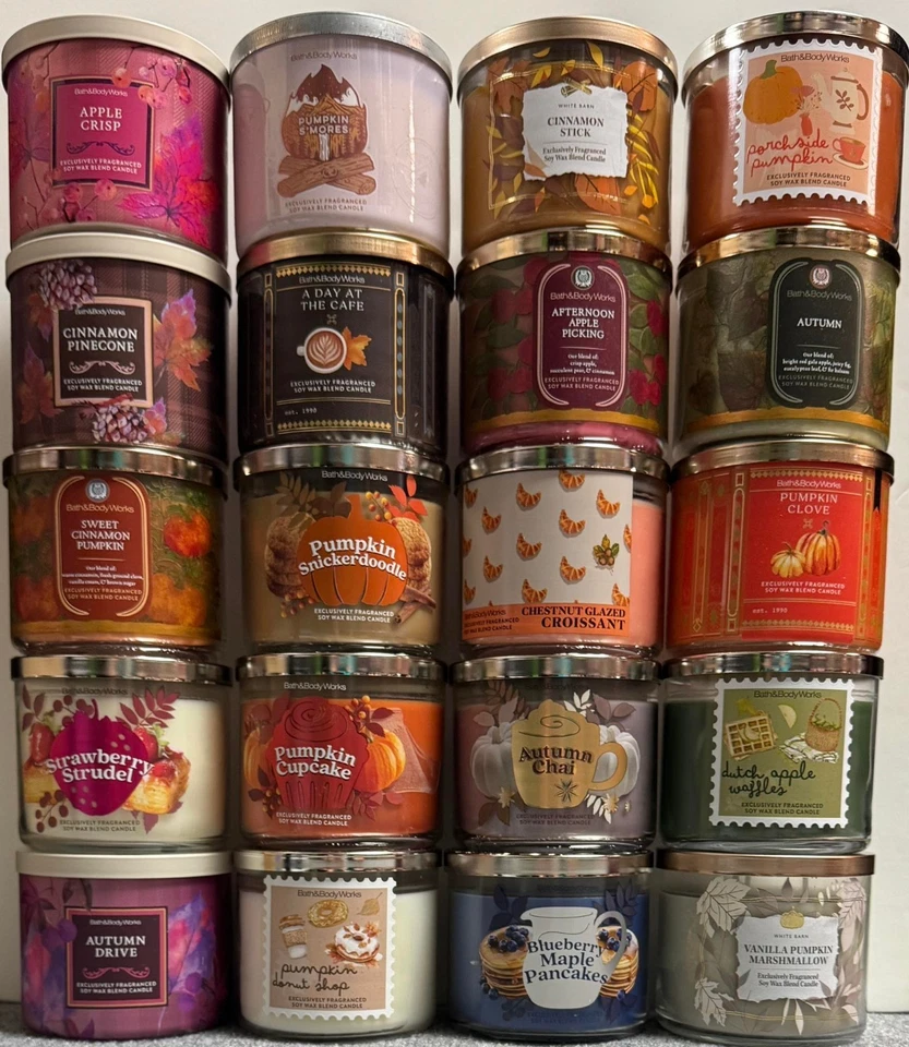 Bath and Body Works 3 Wick Candle 236 Scents To Choose From Fast Shipping - Image 2 of 3