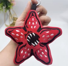 New STRANGER THINGS Keychain PLUSH Cushion DEMOGORGON Head DEMO DOG Purse Charm