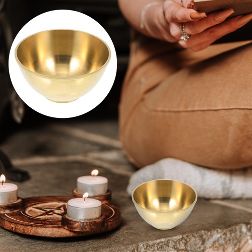 Goldene Reiss Chale Ornamente Buddhistische Wasseropferschale Dekoration - Bild 10 von 11