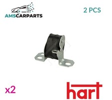 EXHAUST HANGER MOUNTING SUPPORT 474 718 HART 2PCS NEW OE REPLACEMENT