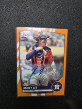2023 Topps Big League Korey Lee Electric Orange AUTO  #17 RC Houston Astros