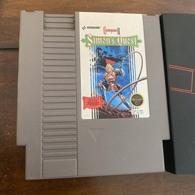 TESTATO E FUNZIONANTE, NES CastleVania II Simons Quest con custodia testata