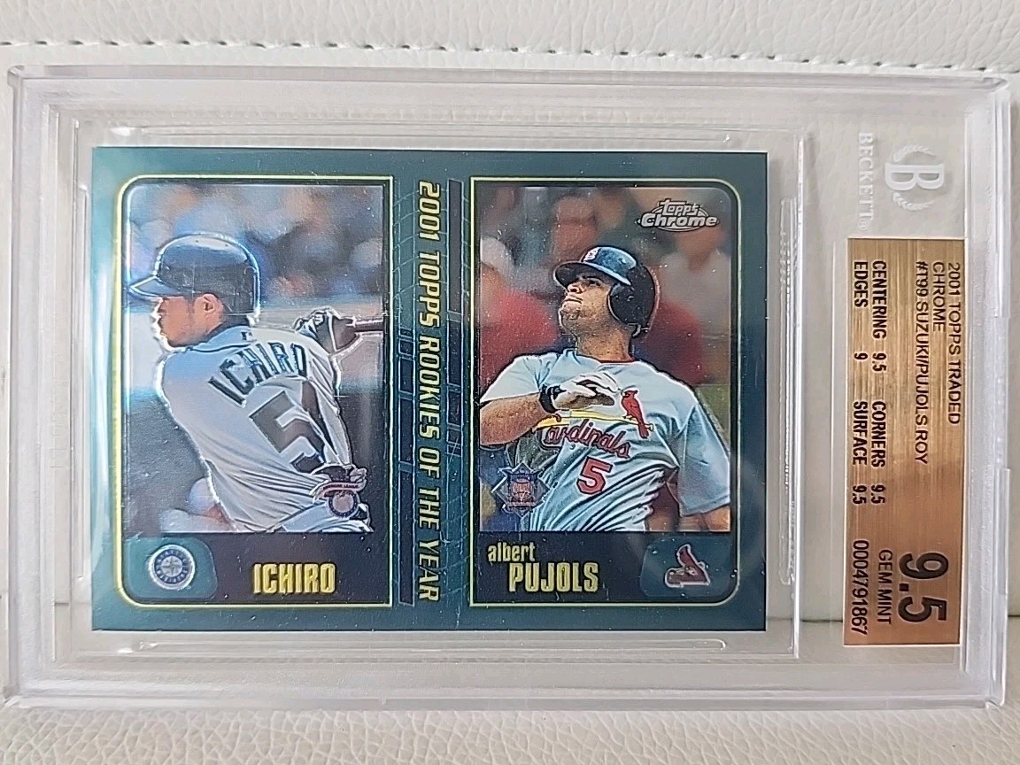 Albert Pujols 2001 Topps Chrome Traded #T99 Rookies of the Year (w