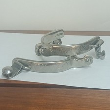 PARTRADE METAL AB Spurs 3" heel small spur, hinged buttons no leather