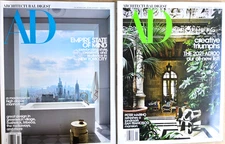 2 AD Architectural Digest magazines Jan & Feb 2021