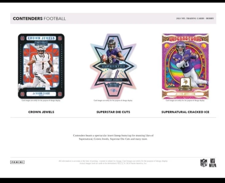 2024 Panini Contenders NFL Football Factory Sealed Hobby Box - Image 2 of 4