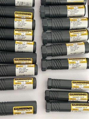 GUHRING GEWINDEFRÄSER M8 , M10 , M12 HARTMETALL DURCHKÜHLMITTEL 20% MWST INC