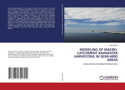 Omari Mzirai | MODELING OF MACRO-CATCHMENT RAINWATER HARVESTING IN SEMI-ARID...