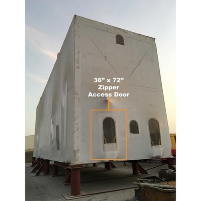 DR.SHRINK 36' X 72' ZIPPER ACCESS DOOR - CLEA- DS-72